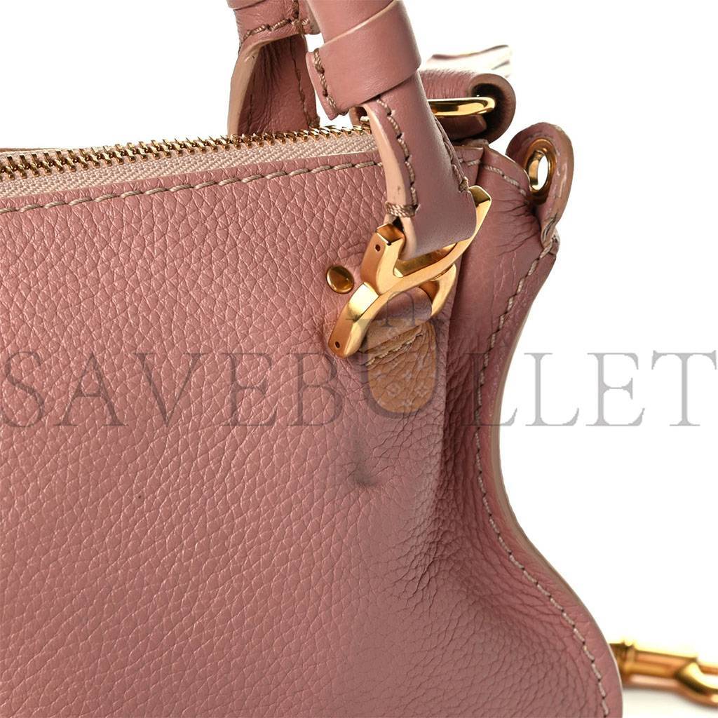 CHLOE CALFSKIN MINI MARCIE SATCHEL WATERLILY CHC23SS595I316L8 (24*17*8cm)